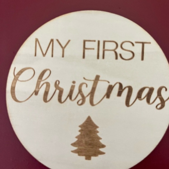 Holiday Milestone Wooden Discs - Picture 11 of 11